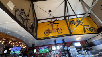 The Bike Stop Cafe inside