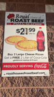 Royal House-roast Beef Pizza food