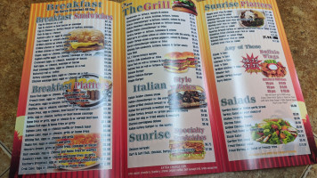 Sunrise Halal menu