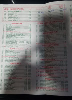 Great Wall Chinese menu