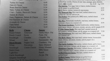 Gularte's Pizza Deli menu