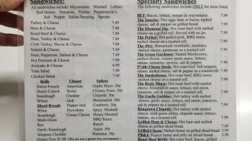 Gularte's Pizza Deli menu