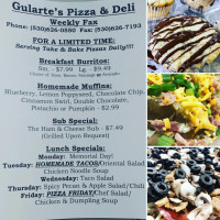 Gularte's Pizza Deli menu