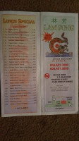 Lam Fong Chinese Food menu