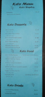 Billy Goat Coffee Cafe menu