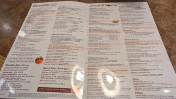 Shari's Cafe And Pies menu