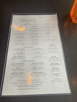 Bleu Olive menu