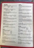 Thian Thai menu