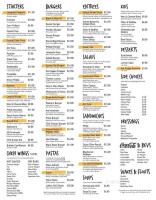 Blue 42 Sports Grille menu