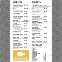 Blue 42 Sports Grille menu