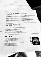 Acorn menu