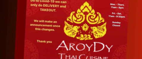 Aroydy Thai Cuisine food