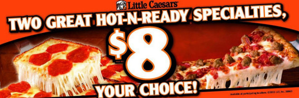 Little Caesars Pizza food