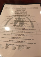 Fiammella Wood Fired Pizza Italian menu