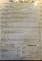 Mr T's Family Cafe menu