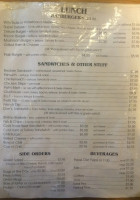 Mr T's Family Cafe menu