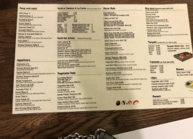 Mr. Dino's menu