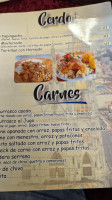 Rincon Ecuatoriano menu