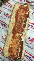 American Hero Pizza Subs food