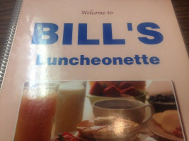 Bill's Luncheonette food