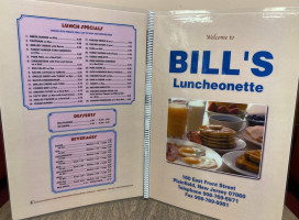 Bill's Luncheonette food