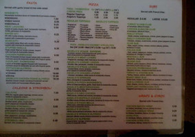 Angelo's Pizza menu