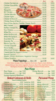 Dominick's Pizzeria menu