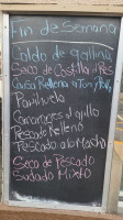 El Sombrero Cuisine menu