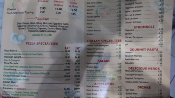 Famous Famiglia Pizzeria menu