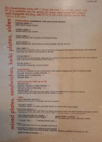 Ohana Hawaiian Cafe menu