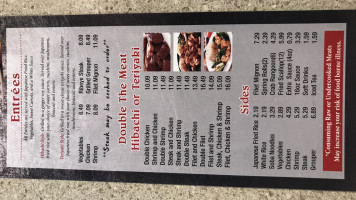 Tokyo Express menu