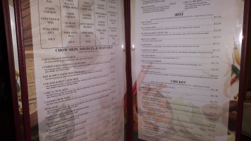 China Palace menu