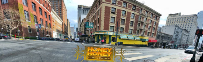 Honey Honey Cafe Crepery outside