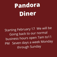 Pandora Diner inside