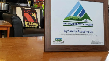 Dynamite Roasting Co. Coffee inside