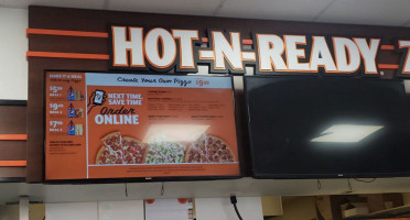 Little Caesars Pizza inside