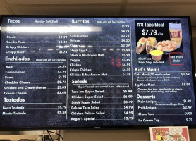 Taco Inn menu