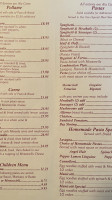 Di Pilla's Italian menu