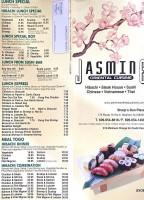 Jasmine Oriental Cuisine menu