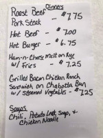 Jerry's Hilltop Service menu