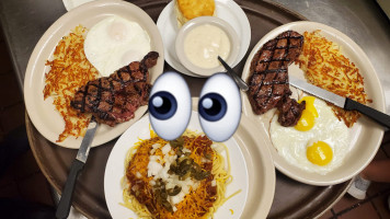 Steak Eggs food