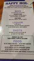 Balz Sports menu