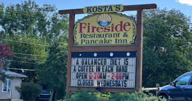 Kosta's Fireside Pancake Inn outside