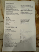 Palmers Restaurant,. menu