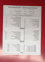 Joe's Pizzeria menu