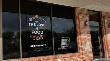 For The Love Of Food Café outside