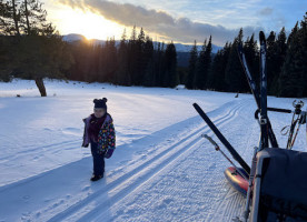 Tennessee Pass Nordic Center Sleep Yurts inside