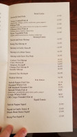 Budai Gourmet menu