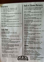 Goldie's Patio Grill menu