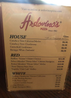 Ardovino's Pizza 4 menu